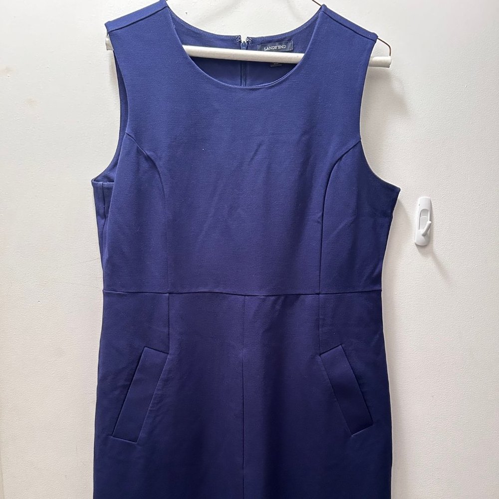 Land's End Navy Blue size 12 dress
